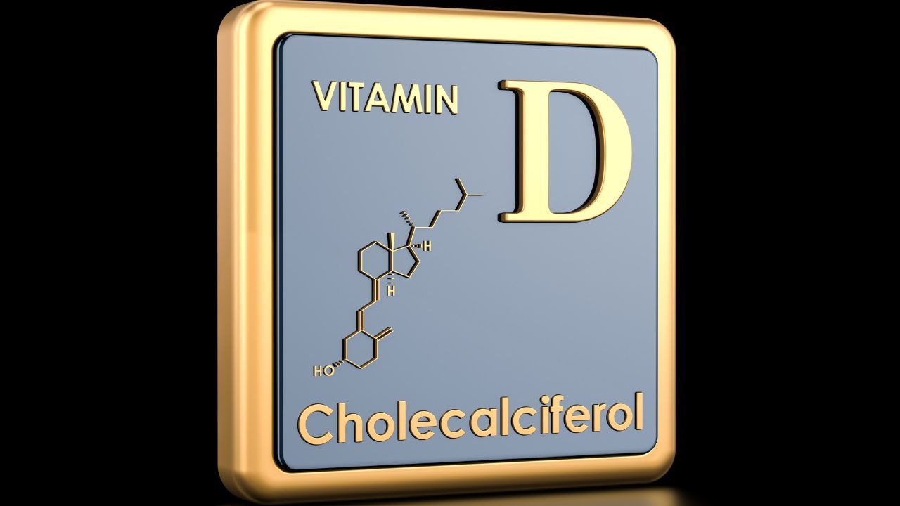 illustration of Vitamin D molecule