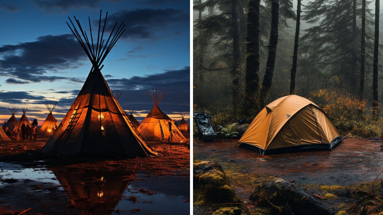 Teepee vs Tent